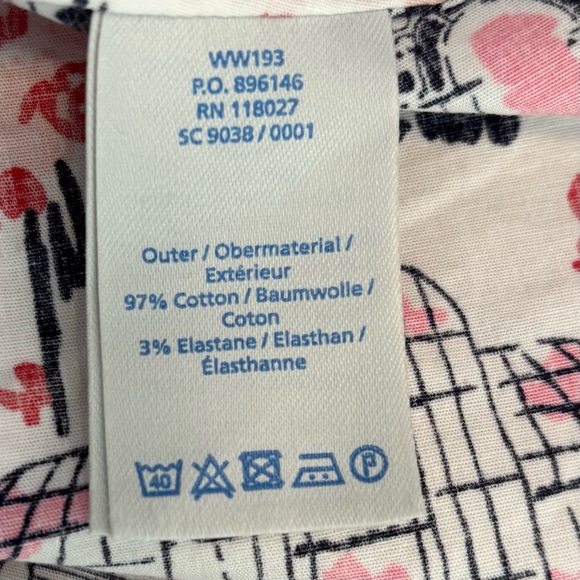 Boden Posey Glasshouse Print Shirtdress Size 4L - Picture 8 of 12